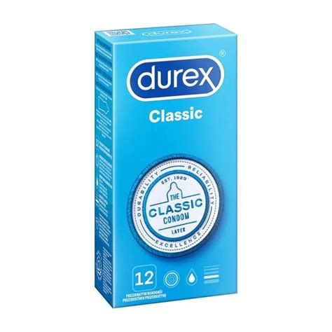 Durex Classic Condoms 12 Pieces Medpak