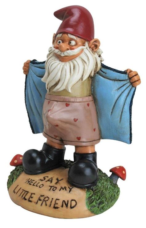 New Novelty Naughty Garden Gnomes Outdoor Decoration Statues Ornaments