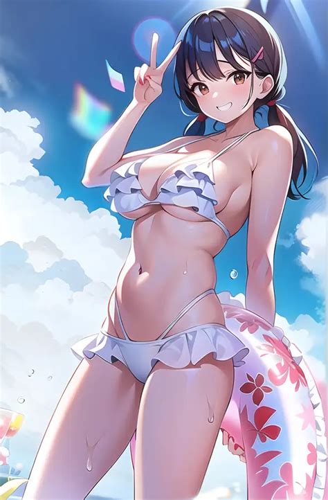 hình ảnh anime bikini sexy hút mắt không xem là tiếc