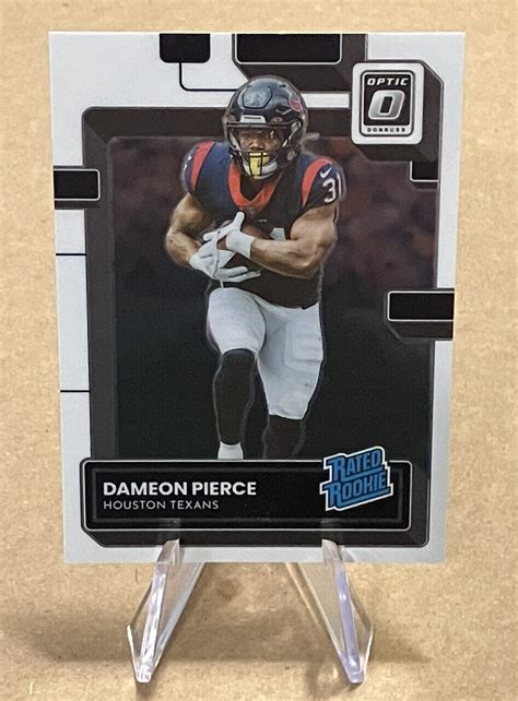 2022 Donruss Optic Rated Rookie Dameon Pierce Houston Texans RB