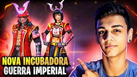 FREE FIRE AO VIVO NOVA INCUBADORA IMPERIALJOGANDO VOCÊS LIVE