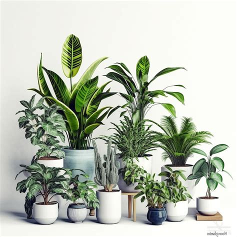 Premium Photo Multiple Types Of Houseplants