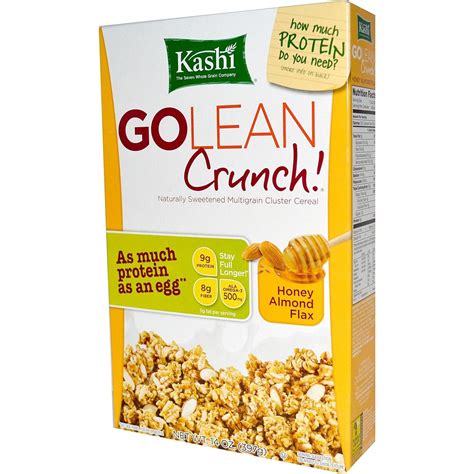 Kashi Go Lean Crunch Cereal Honey Almond Flax 14 Ounce Box Ebay