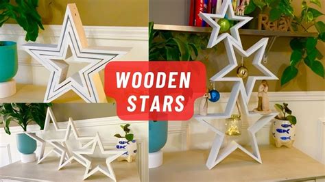 Nesting Stacking Wooden Stars Simple Woodworking Craft Projects For