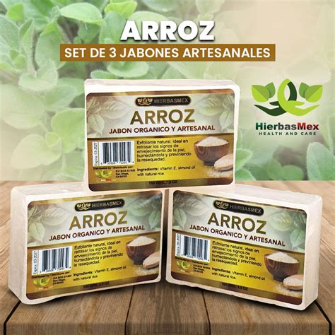 Jab N De Arroz Aclarante Pack De Jabones Gr