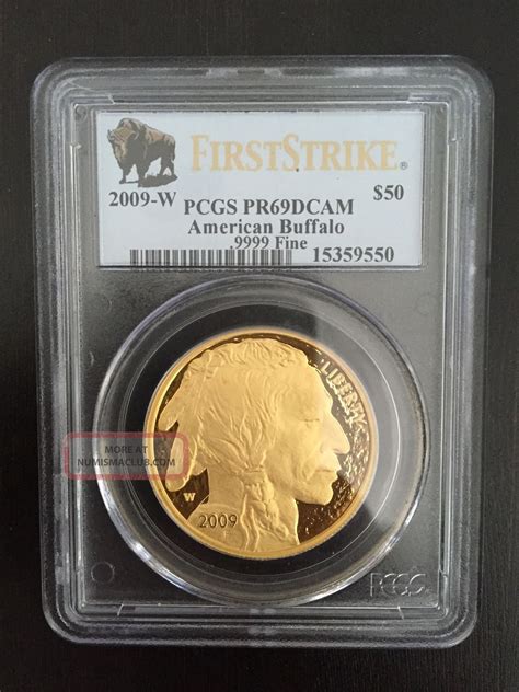 W Oz Proof Gold Buffalo Coin Pcgs Pr Dcam First Strike