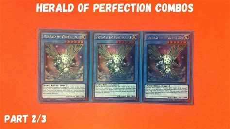 Yu Gi Oh Herald Of Perfection Deck Part 2 3 Combos January 2021