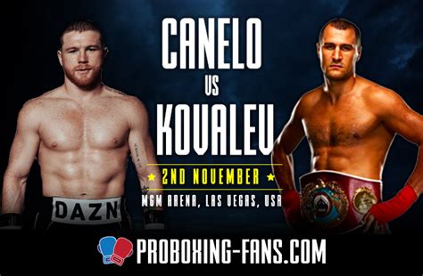 Canelo Alvarez vs Kovalev - Big Fight Preview & Prediction