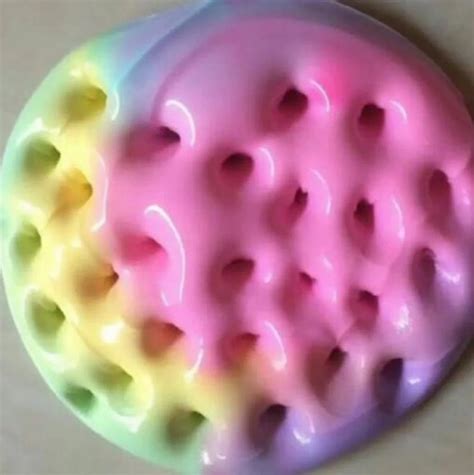 Ml Rainbow Color Slime Plasticine Slime Fluffy Stress Relief Toy