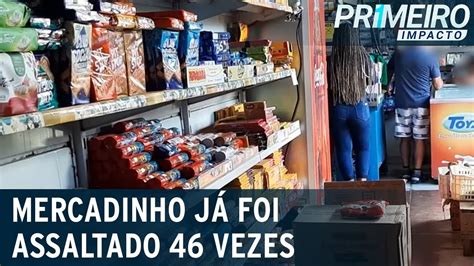 Mercadinho é assaltado pela 46ª vez em 22 anos de existência Primeiro