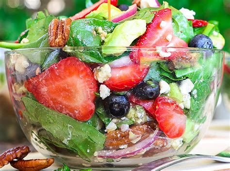 La meilleure recette de salade d épinards aux fraises