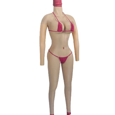 Realistic Silicone Female F G Cup Full Body Breast Forms Fake Vagina