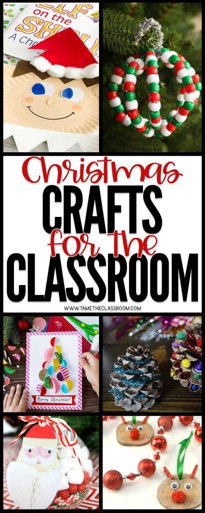 Explore These Fun Christmas Crafts That You And Your Students Can Do In