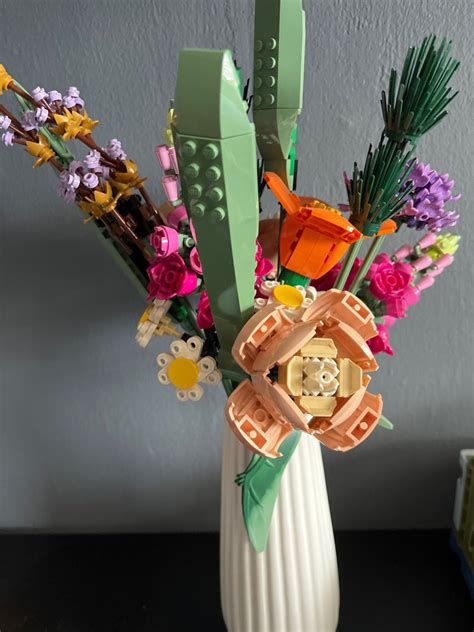 Flower Bouquet Lego Set, Furniture & Home Living, Home Decor, Other ...