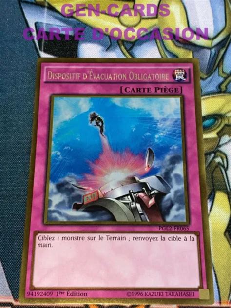 Occasion Carte Yu Gi Oh Dispositif Devacuation Obligatoire Pgl2 Fr065