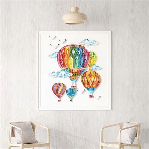 Paper Filigree Painting Kit Balloon