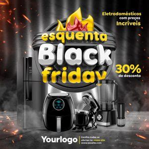 Esquenta Black Friday Promo Es Venha Conferir Social Media Psd