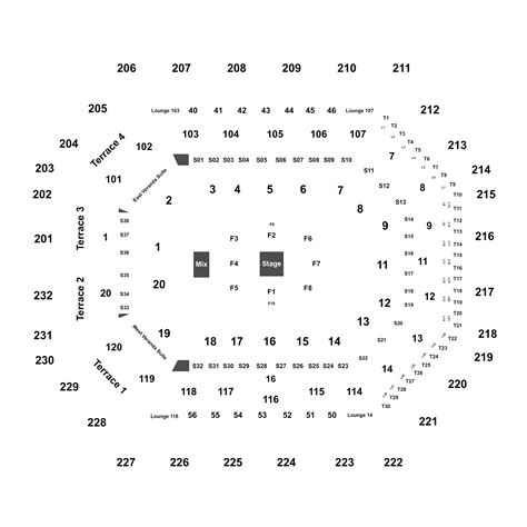 Seating Chart Fieldhouse Fort PSM Fieldhouse