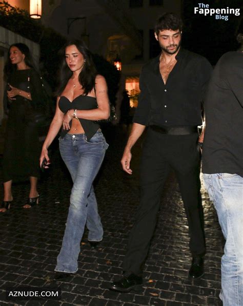 Anastasia Karanikolaou Sexy Spotted Showing Off Her Hot Cleavage While Leaving Chateau Marmont