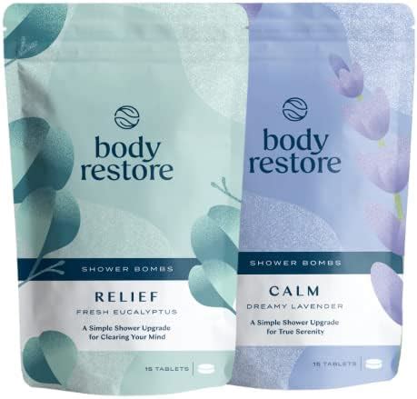 Body Restore Shower Steamers Aromatherapy (15 Packs x 2) - Gifts for Mom, Gifts for Women & Men ...