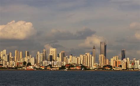 Skyline Of Latin American City Viewed From The Sea Stable Diffusion