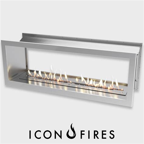 Icon Fires Double Sided Slimline Fireboxes Fireplace Naked