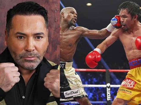 Floyd Mayweather Vs Manny Pacquiao Latest Fight Coined Money Grab By Rival Oscar De La Hoya