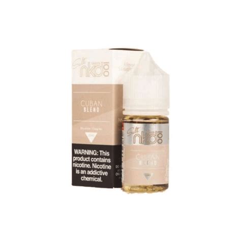 Naked Cuban Blend Salt Ml Oficina Vapor