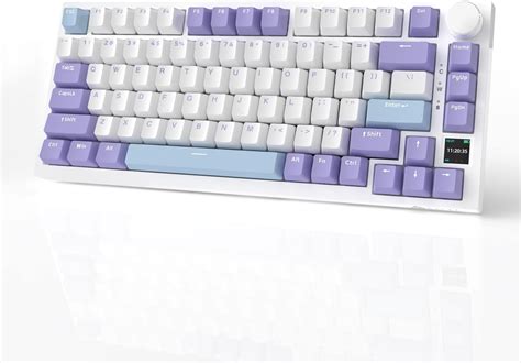 Ak Pro Hot Swap Gasket Mount Mechanical Keyboard With Tft Display Screen Mah Bt