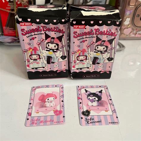 POPMART X SANRIO Kuromi and My Melody Sweet Besties Blind Box Unsealed ...