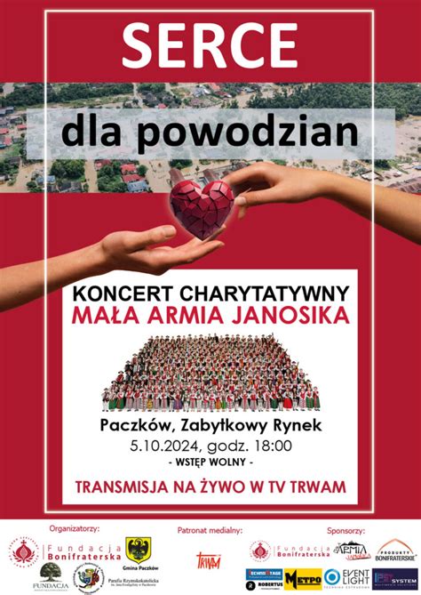 W Paczkowie Trwa Koncert Charytatywny Serce Dla Powodzian Transmisja