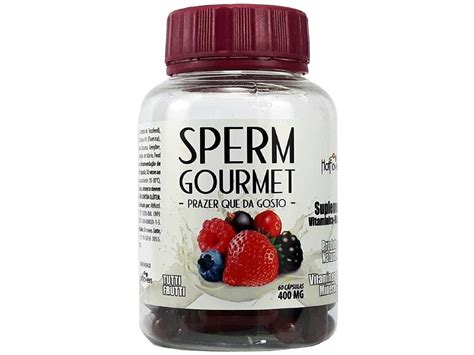 Suplemento Multivitamínico Sperm Gourmet Sabor Na Ejaculação Capsulas Hot Flowers