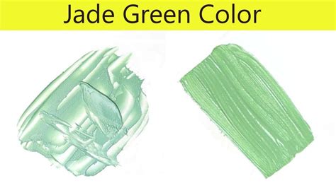 Jade Green Color How To Make Jade Green Color Color Mixing Youtube