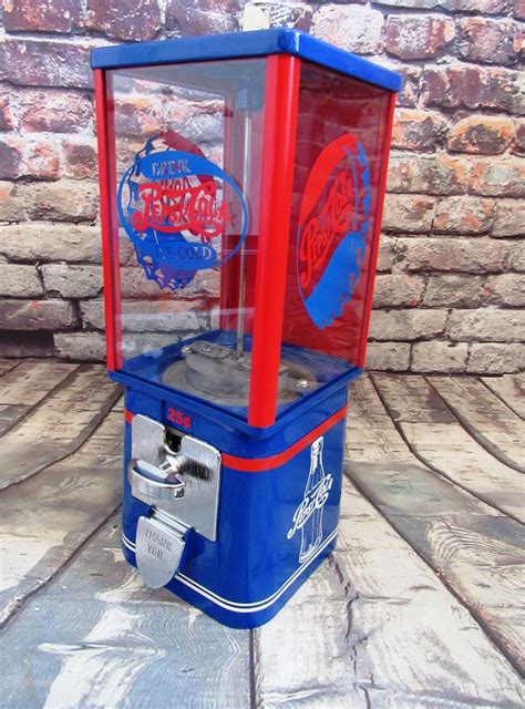 Pepsi Cola Soda Vintage Gumball Machine Candy Machine Etsy