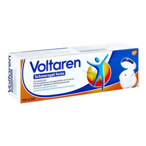 Voltaren Schmerzgel Forte Mg G Gel Mit Diclofenac G