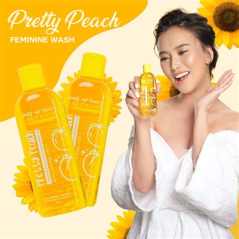 Original Pretty Peach Feminine Wash With Sunflower Oil And Cooling