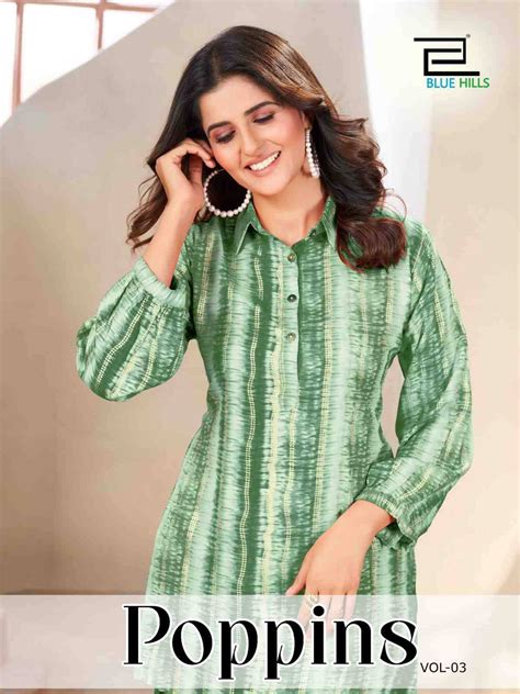 Poppins Vol 3 By Blue Hills 3001 To 3004 Series Designer Stylish Fancy