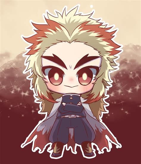 Rengoku Chibi Dessin Demon Slayer