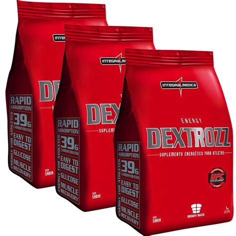 Combo 3x Dextrozz 100 Dextrose 1000g Integralmedica Submarino