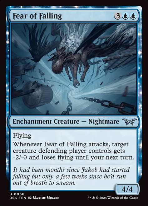 Fear Of Falling Enchantment Creature Nightmare Duskmourn House Of