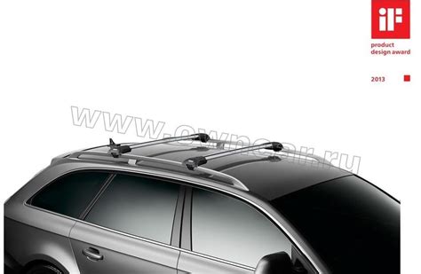 Багажник на продольные рейлинги (дуги) Thule WingBar Edge 9585 ...