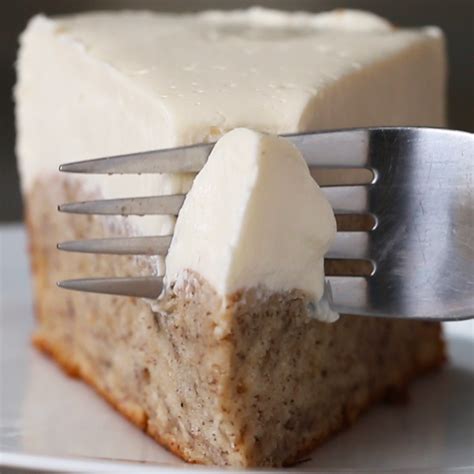 Banana Bread Bottom Cheesecake Recipe By Tasty