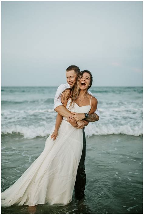 Pepper Park Beach Trash The Dress Meagan Puett Wedding Pictures