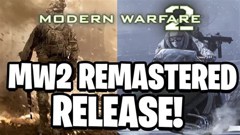 MW2 REMASTERED RELEASE DATE SOON ~ COD: MW2 Remastered Campaign Only ...