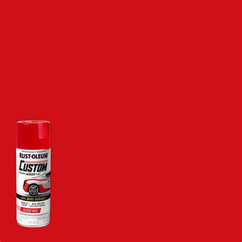 Rust Oleum Automotive Oz Gloss Red Custom Lacquer Spray Paint Case