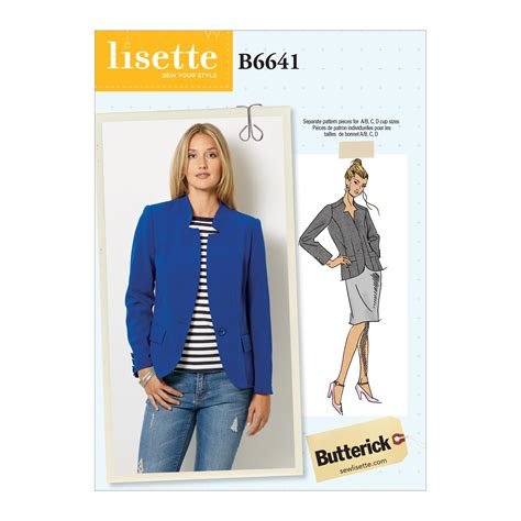 Butterick 6641 Misses Jacket