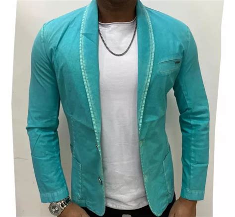 Blazer Masculino Resinado Zip Off Verde Frete grátis