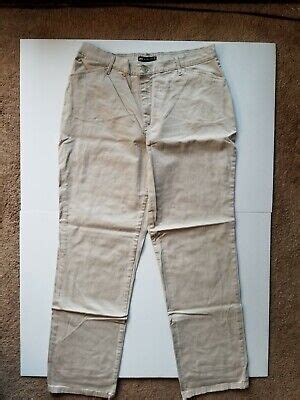 Lee Relaxed Fit Khaki Pants Womens 14 | eBay