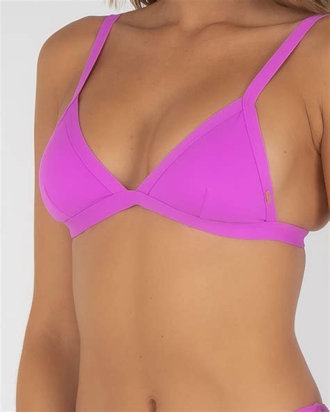 Shop Topanga Elle Triangle Bikini Top In Ultraviolet Fast Shipping