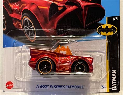 Hw 2023 Super Treasure Hunt Tooned Batmobile Batman Series 1 5 A